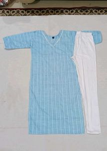 Rayon kurti and leggings