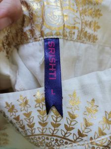 Gorgeous ✨Golden And beige Ethnic Skirt✨