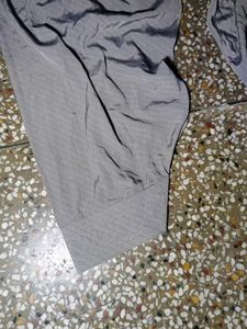 White And Gray Multi Colour Suit