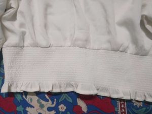 Elegant White Long Sleeve Top