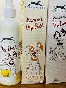 Pets Empire Dry Bath Set - Lemon & Strawberry