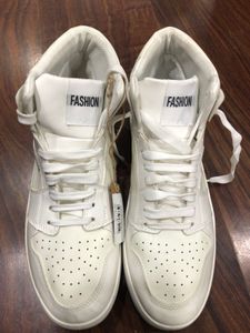Fashion White Sneakers Size UK 9.5