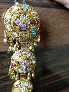 Ornate Gold-Tone Hair Accessory