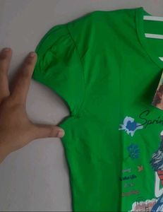 Cute Green Top(85)cm