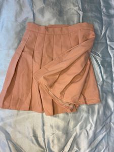 Peach Pink Skater Skirt