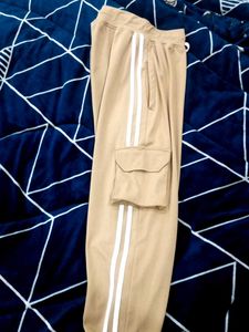 Striped Cargo Joggers