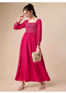 Bride To Be New 👗 Long Dress Full Sleeves One Pc