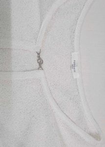 White Cropped Knit Cardigan