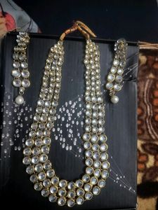 One Time Used Layered Necklace Good Condition