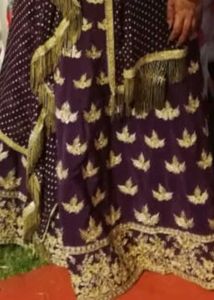 Designer Purple Readymade Lehanga Choli
