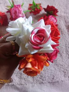 Combo Of Beautiful Duplicate Rose Flowers For Hair