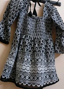 Embroidered Tunic Dress