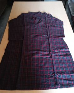 Plaid Kurta