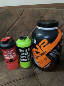 Protein Powder Container & Shaker Bottles