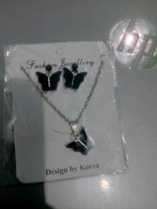 Butterfly Jewelry Set combo of 2