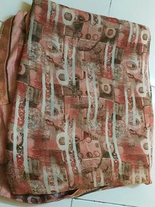 Orange Patterned  2 saree