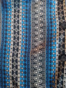 Patterned Button-Up Shirt