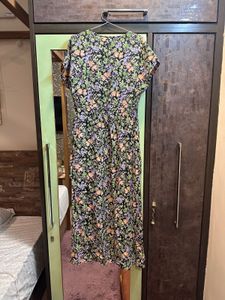 Mango Floral Midi Dress