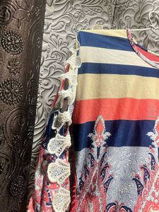 Striped &amp; Paisley Top