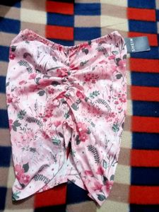 Floral Print Mini Skirt