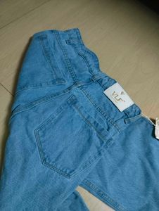 Blue Wide Leg Jeans