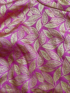 Pink &amp; Gold Brocade Blouse