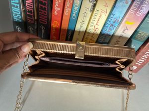 Elegant Gold Clutch