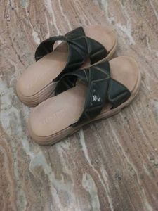 Black Casual Slippers