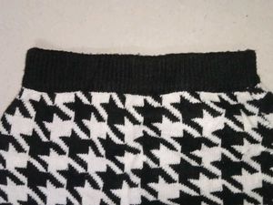 H&amp;M dupe Houndstooth Print Skirt