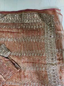 Elegant Organza Saree with Blouse