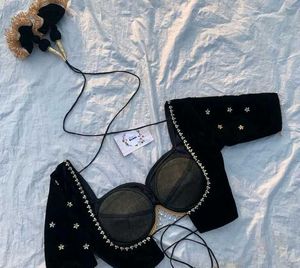 Black Embellished Blouse