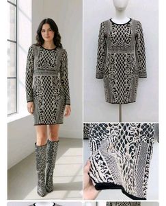 woolen bodycon party perfect dress