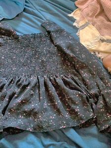 Very Nice Black Peplum Top.