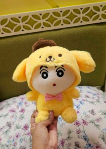Shinchan in Pompompurin Costume Plush