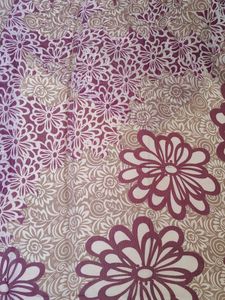 Floral Saree with fancy blouse print and pallu