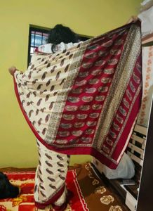 Elegant Printed Saree with blouse