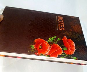 Hard Cover floral Notebook Har