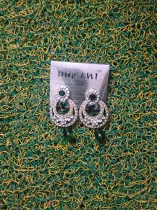 Green Colour Earings