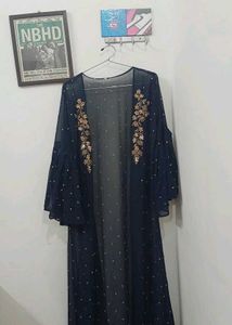 Embroidered Sheer Duster
