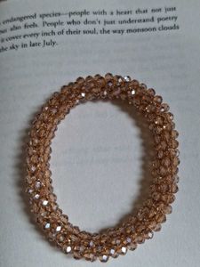 Sparkling Gold Rhinestone Bangle (3piece)