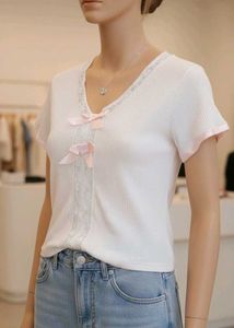 Pinterest Coquette Bow Top