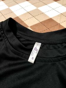 Women Black Slim-fit Joggers Style Track Suit