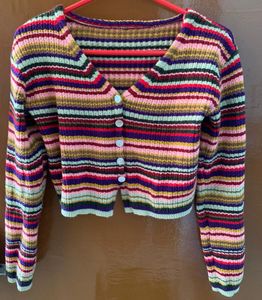 Korean Crop Cardigan