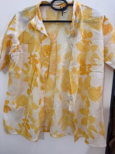 Brand New Floral Button Down Shirt