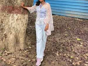 Sheer Top With Inner