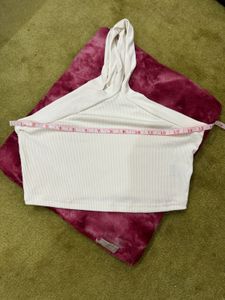 Halter Neck Crop Tank Top