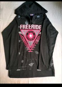 Striped Zip-Up Hoodie