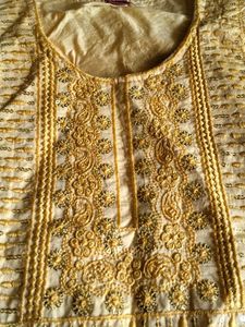 Elegant Embroidered Kurta Set