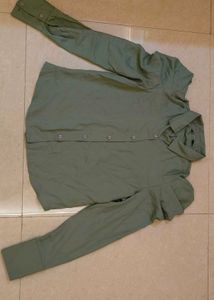 Olive Green Long Sleeve Shirt
