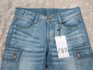 Gee 5 Denim Cargo Pants